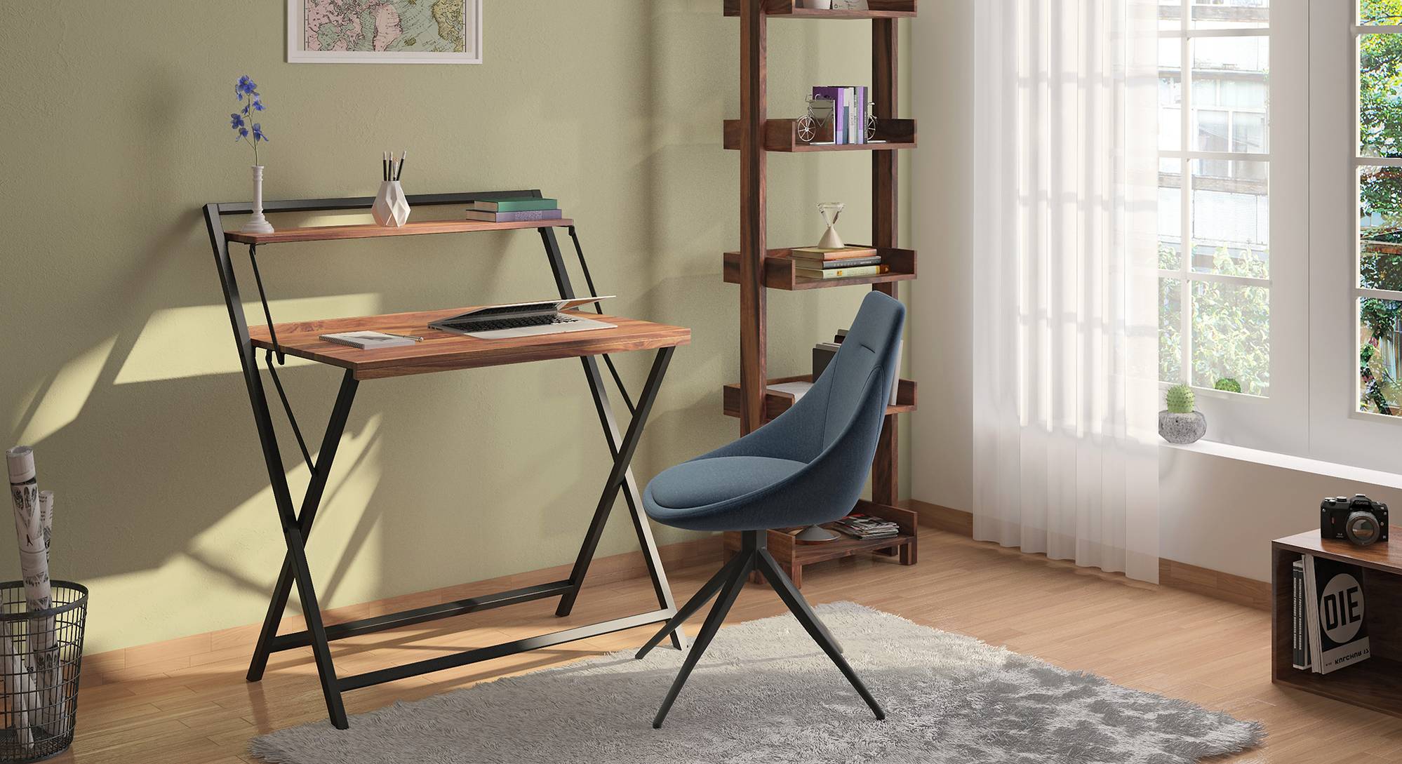Bruno Folding Study Table