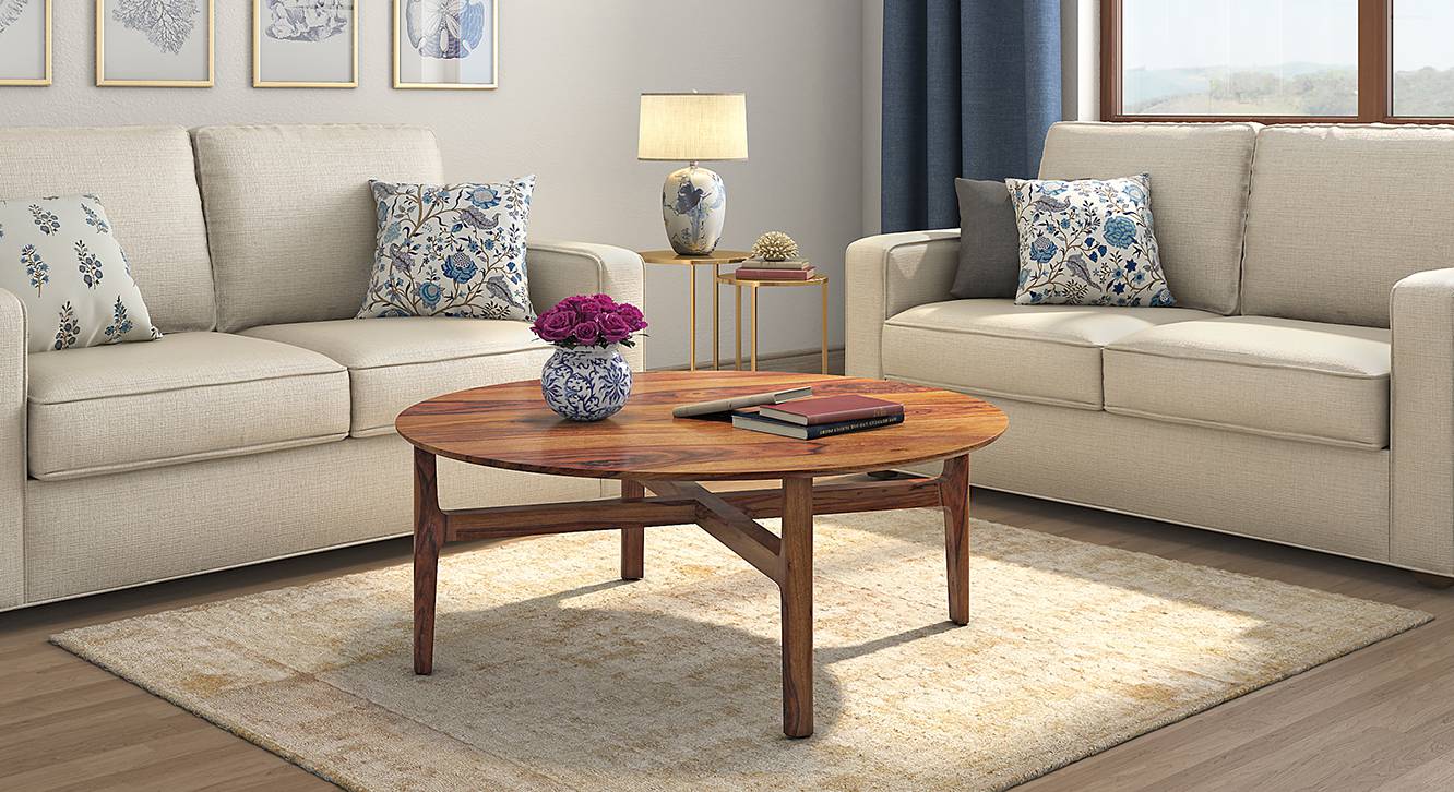Cayman Wooden Top Coffee Table