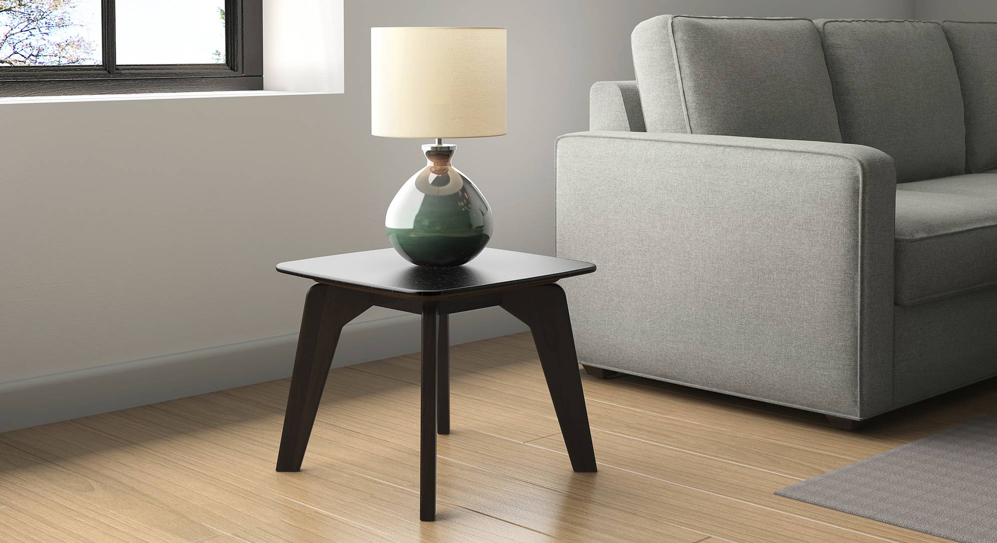 Galaxy Granite Top Side Table