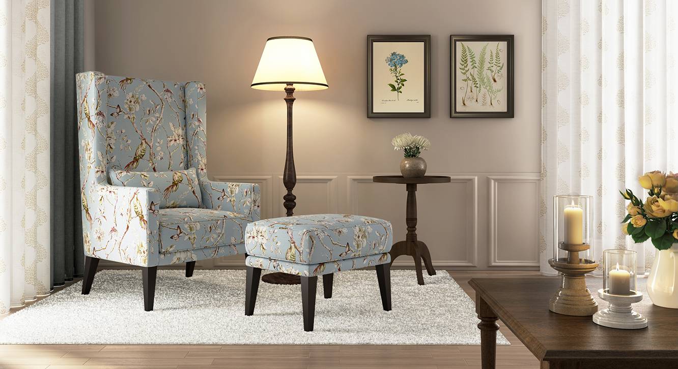 Morgen Wing Chair & Ottoman